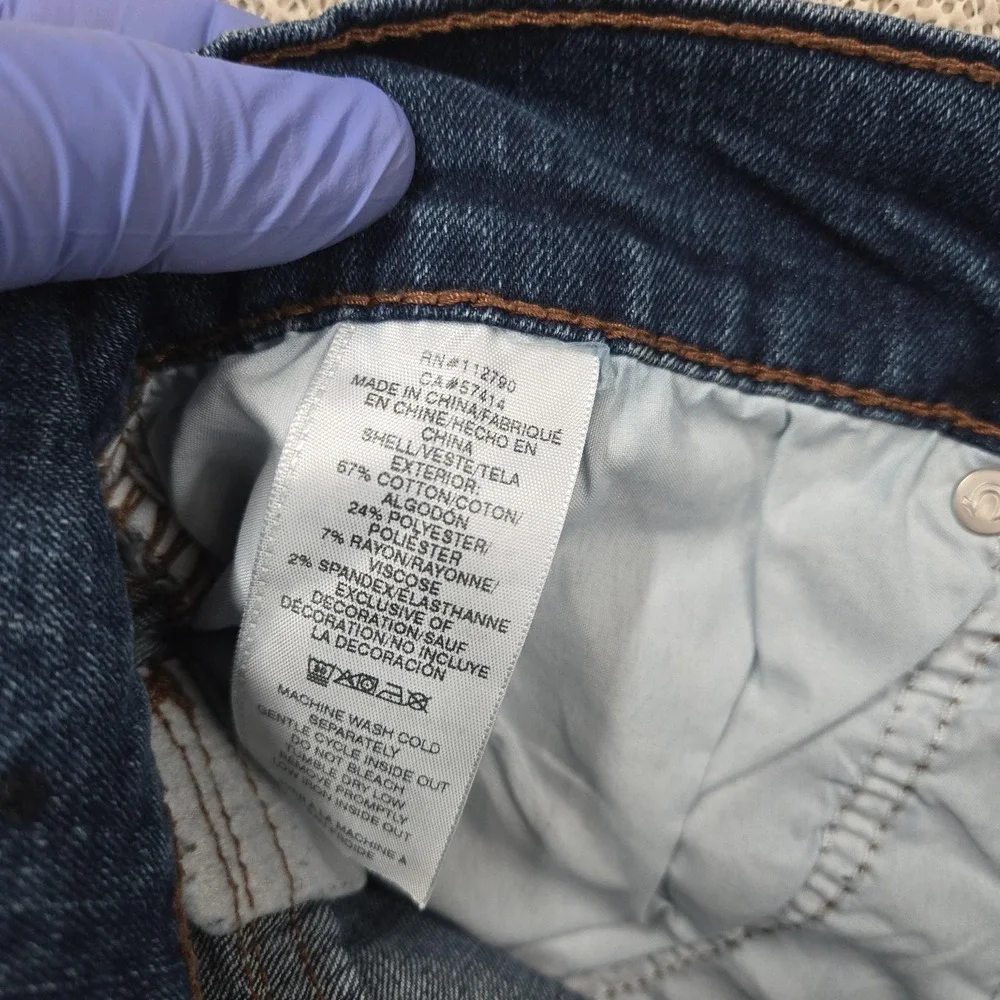 True Religion Jeans Mens 36x31 Blue Rocco Relaxed Skinny Stretch Denim Pants